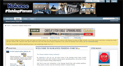 Desktop Screenshot of kokaneefishingforum.com